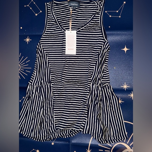 ModCloth high low striped tank XXS - Picture 1 of 2